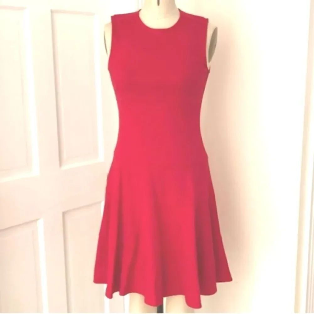 Eliza J Sleeveless Multi-tiered Fit & Flare Dress Sz 8